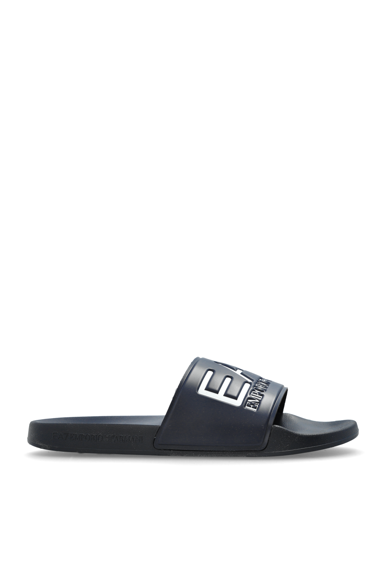 EA7 Emporio Armani Rubber flip-flops with logo | Men's Shoes